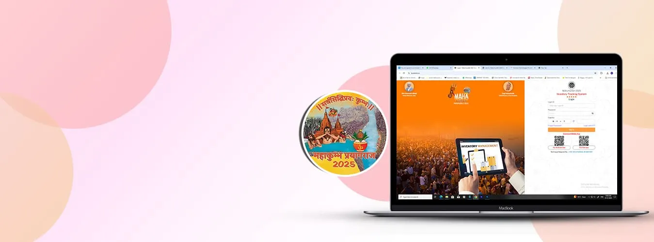 The Kumbh Inventory Tracking System developed by Omninet ensures real-time tracking, secure asset allocation, and transparent operations for Maha Kumbh Mela 2025. With features like QR code integration, role-based access control, and a comprehensive dashboard, it streamlines resource management, enhances decision-making, and has been successfully supporting the vision of a Digital Maha Kumbh.